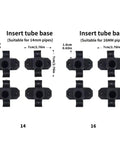 Ergonomic Leg Connectors For Outdoor Furniture Nylon Hardware With Pre Drilled Holes Easy Setup And Stable Wobble Free Design