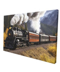 Dope Steam Locomotive Train Canvas Wall Art 12x18 Inches for Living Room Bedroom Office and Bathroom Vibe Modern Artwork Prints
