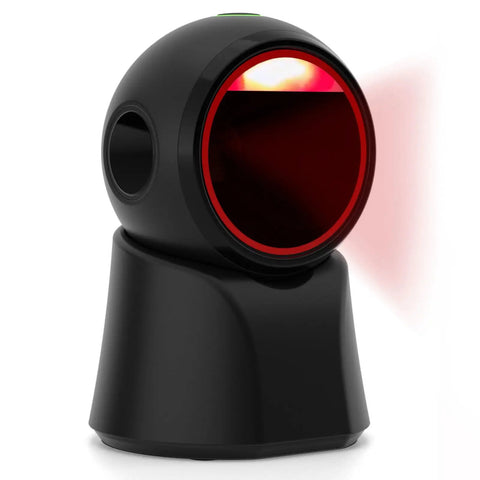 1D 2D Barcode Scanner Desktop USB Wired Hands Free QR Scanner Omnidirectional Bar Code Reader For POS PC Supermarket Library