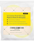 Two Pack Yellow Canister Flush Valve Seal Kit For Kohler Toilets Replacement Ring And Gasket Fits K-GP1059291 And 2475620 bag