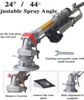 360 Degree Rotating Adjustable Impact Sprinkler For Farm Irrigation And Industrial Use with wrench and accessories