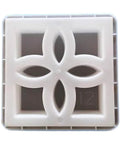 12x12x3 Inch Plastic Concrete Mold Square Window Shape For Wall Yard And Patio Garden Decor Durable Cement Casting Mold For DIY Projects Easy Release Long Lasting And Reusable