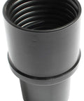 2 Inch Threaded Swivel Vacuum Cuff To 2 Inch Female Slip End Adapter Black For Spiral Wound Vacuum Hoses Left Hand Thread Heavy Duty Connector Built For Quick Connect In Home Garage And Workshop Cleaning black PVC adapter with threaded interior