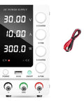 Variable Digital DC Power Supply 0 To 30V 0 To 10A Lab Bench Regulator With Overload Short Circuit And Over Temperature Protection