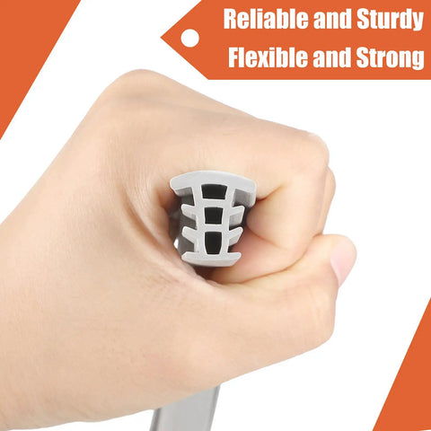 Hand holding Flexible EPDM Concrete Expansion Joint Filler For Driveways And Cracks Weather Resistant Rubber Strip Repair
