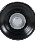 Serpentine Belt Drive Tensioner Pulley Component Kit For GM Hummer H2 Tahoe Silverado Suburban Avalanche Sierra 1500 2500 3500 2002-2008 Replacement Upgrade black pulley close-up