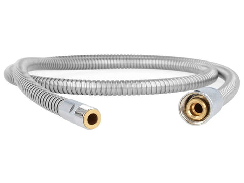 Replacement 59 Inch Metalflex Pull Out Kitchen Faucet Hose In StarLight Chrome For Ladylux Cafe Bridge And Alira