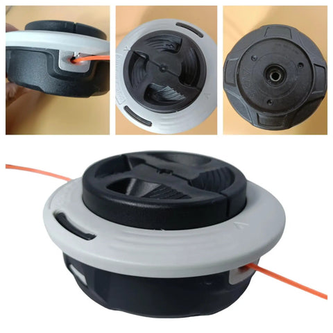 2 Pack C26-2 Dual Line Trimmer Head Replacement 4002 710 2169 for Compatible Gas String Trimmers Auto Cut 0.095 Inch Line