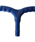 Portable Hand Powered Clothes Washer With Smooth Plunger Action Compact Collapsible Aluminum Handle durable blue plunger handle.