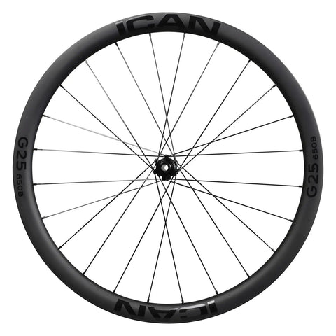 G25 650B Gravel Wheelset Ready To Shred For Gravel Riding And Bikepacking, carbon fiber rim, 25mm width, 35mm depth