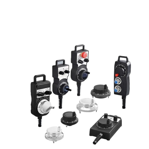 Top Tier Electronic Handwheel Pulse Generator For Machine Tools And Machining Centers, Built With Super Durable All Metal Code Plate For High Accuracy Jobs And Super Easy Installation No Hassle Up.. electronic handwheel controller set with wired cable and rotary dials
