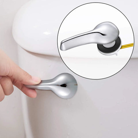 Universal 2 Inch Toilet Flapper Replacement Kit With Lever Handle Flapper And Stainless Steel Chain 4 Pack Black Fits American Standard Toilets No Sweat Easy Install Adjustable 2 Inch Fit For Bathroom Lavatory