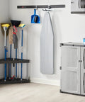 Corner Garage Tool Tower Rack That Holds 30 Long Handled Tools Rakes Brooms Shovels Easy to Assemble Space Saving Wall Mount Storage.