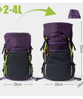 Ultralight 22L Waterproof Foldable Backpack For Hiking And Camping Expandable 2 To 4L Capacity Hydration Compatible Water Bag System