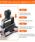 Top Shelf Custom Self Inking Rubber Date Stamp Designed For Office Hustles And Business Tasks Featuring Rock Solid Build Quality and easy ink pad replacement steps