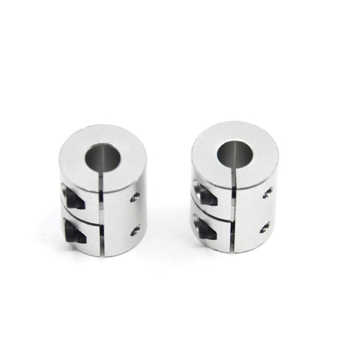 2 Pack 8mm To 8mm Shaft Couplings 25mm Long 20mm Diameter Aluminum Alloy Couplers For 3D Printers