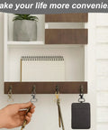 Top Shelf Swivel Clasp Clip Hooks 60 Pack For Keychain Making And Lanyards Featuring Badass D Ring Metal Hardware. Wall hook display with keys.