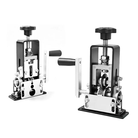 Ultimate Two-Mode Electric Wire Stripper For Quick And Efficient Cable Processing. Heavy-duty design with hand crank and drill option.