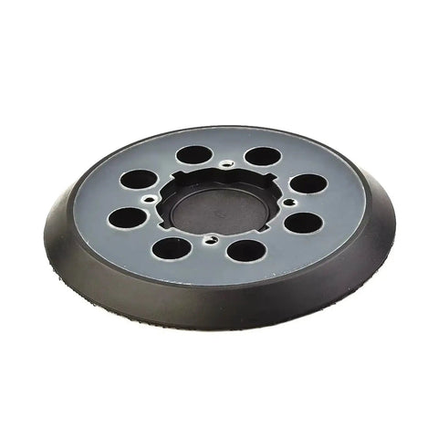 Side view of 4 Pack 5 Inch 125mm 8 Hole Hook and Loop Sanding Disc Backing Pad Replacement for Orbital Sander with Snap On Fit
