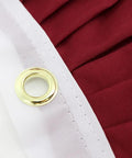 Close-up of American Pleated Fan Flag 1.5x3 Ft Set Of Four Patriotic Bunting Flags With Durable Polyester, brass grommet detail