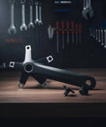 Left And Right 170mm Crank Arm Set For Bikes High Strength Hollow Design Ride-Ready Deformation-Resistant Power Transfer For Riders And Weekend Warriors Durable Aluminum Alloy Build For Mountain Road And Cyclists, black