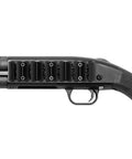Six Shotshell Sidesaddle Carrier For Mossberg 500 590 Shotguns Beefed Up Aluminum Based Polymer Construction Six Shell Capacity