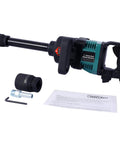 Heavy Duty 1 Inch Air Impact Wrench With 1900 Ft Lbs Of Insane Torque Rock Solid Build, 38 mm socket included.