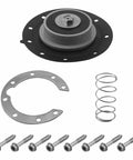 Aulpq valve diaphragm kit with diaphragm, metal gasket, spring, retainer ring, and screws for sprinkler valves