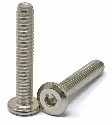 25 Pack One Quarter Twenty By One And A Half Inch Stainless Steel 304 Hex Socket Flat Head Cap Screws Bolts For Furniture