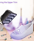 Portable UV Glue Curing Lamp 365Nm 300W AC 90-240V curing shoe upper with 15 LED beads, bright green handle visible