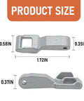 Washer Door Lock Strike 2 Pack For LG Washers Replacement Kit, Fix Door Not Locking, Water Leaks, And Door Wear, No Fuss Install, Durable Steel Construction, 1.72in steel strike