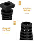 100 Pieces Cable Glands Protector Kit Strain Relief Cord Grips For Electrical Wires, black spiral design, easy to install