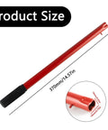 Long Red Hydraulic Jack Handle Replacement Kit For 2 Ton Floor Jacks Heavy Duty Carbon Steel Lever 14.6 Inch Length Easy Install