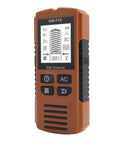 WALFRONT 3 Mode Stud Finder Wall Scanner in orange color with LCD display, showing scanning mode indicators.