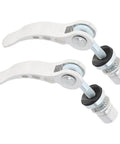 Two Pack Seat Post Quick Release Clamp Pins For Bikes M6 Quick Release Seat Clamp Bolts Bicycle Binder Screws Silver Metal
