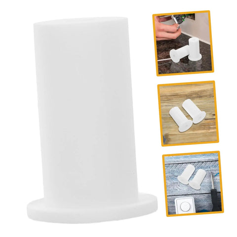 White silicone cable grommet for drywall wire routing, Premium Silicone Antenna Protectors And Wall Hole Plugs For Seamless Drywall Cable Routing. Durable Grommets Shield Cables From Damage, Keep Your Home Aesthetic Clean, Easy Install, Heavy Duty Internal Wire Management Kits, Save Time And Look Cool!