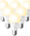 Zigbee Smart Light Bulbs With Hub Required For Easy Setup, Works With SmartThings And Echo With Built In Hub, Voice Control With Alexa And Google Home, Soft White 60W Equivalent A19, 6 Pack
