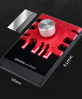 Metal Small Etched Parts Bender Model UA90183 for hobbyists, shown with red handle, durable metal construction, 60x91mm size