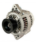Alternator RE65414 Compatible With John Deere Marine Engines 6081AFM75 And 6125AFM01 Beefy Power, front view
