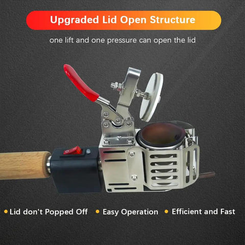Oxalic Acid 12V Beehive Vaporizer For Varroa Mites showing upgraded lid open structure with heat insulation feature