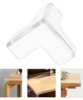 16 Piece PVC Table Corner Protectors Adhesive Corner Guards For Furniture Edge Safety Clear Transparent Bumper Shields
