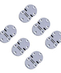 6 Pcs Zinc Alloy Flip Door Hinges 90 Degree Folding Butt Hinges For Table Desk Wardrobe Durable Hardware