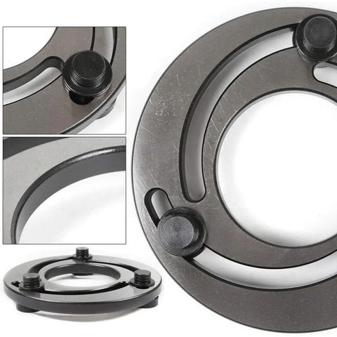 Heavy Duty Hydraulic Jaw Boring Ring Adjustable Three Jaw Chuck For Cnc Lathe Soft Top Jaws Bore Repair Claw Device 12 Inch steel close-up