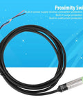 Metal Proximity Switch PR12-4DN 3 Wire NO NPN Sensor For Machinery And Metallurgy, 4mm Detection Distance, Built In Power Safeguard Circuit, Durable Industrial Grade Proximity Sensor, coiled cable and threaded sensor
