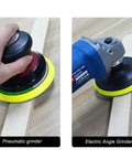 Get The Ultimate 100pc Wet And Dry Sanding Discs Perfect For Random Orbital Sanders With Super Durable Hook And Loop Backing In Grits Ranging From 60 To 2000 For Total Makeover Jobs using pneumatic and electric grinders on wood.