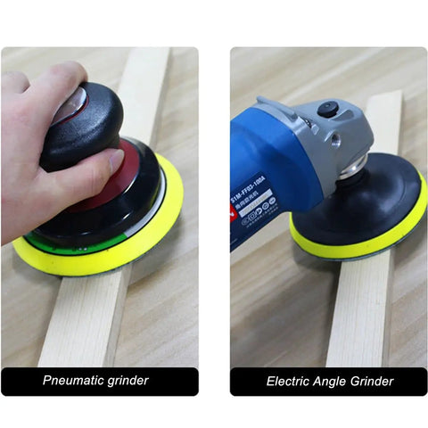 Get The Ultimate 100pc Wet And Dry Sanding Discs Perfect For Random Orbital Sanders With Super Durable Hook And Loop Backing In Grits Ranging From 60 To 2000 For Total Makeover Jobs using pneumatic and electric grinders on wood.