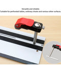 Top Notch Stainless Steel Hold Down Clamps Set Quick Release Bench Dogs Killer For Woodworking Drilling Tables Shop Benches Groove Mounts Rugged Workshop Gear on perforated table