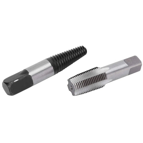 Beefy Heavy Duty Pipe Extractor With Tap For One Half Inch Thread Removal, Durable High Carbon Steel Repair Tool For Water Pipes, Fits Stainless Steel, Iron, And Alloy Materials, Industrial Grade Essentials, two tap bits