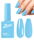 Hema Free Gel Nail Polish Baby Blue With Matching Bottle And Color Coordinated Shade One Bottle UV Gel Polish Kit for nail art