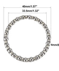 4 Pack Bicycle Ball Bearing Retainer Cage Set For Cranks And Wheel Bearings, 40mm Outer Diameter, 33.5mm Inner, 22 Balls